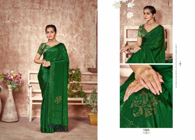 Saroj Mantraa Stylish Fancy Party wear Designer Silk Saree Collection